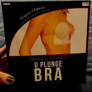 Plunge Strapless and Backless Bra